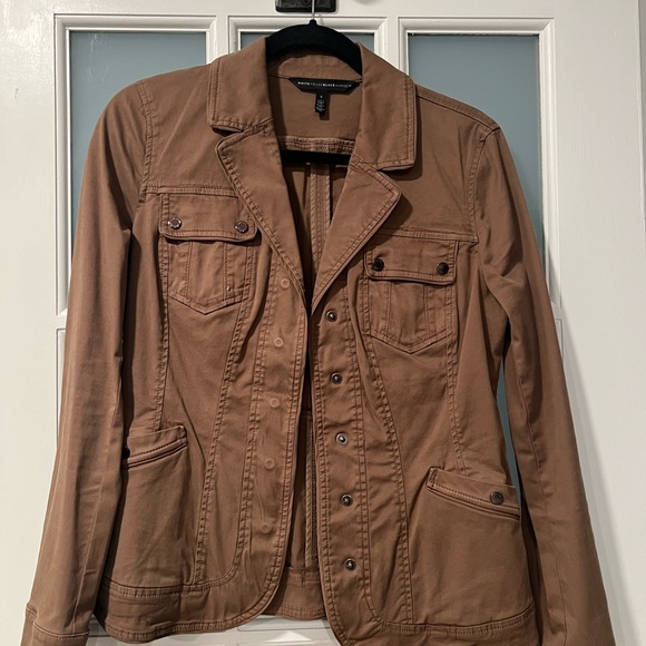 WHBM brown jacket with pockets - Picture 1 of 2